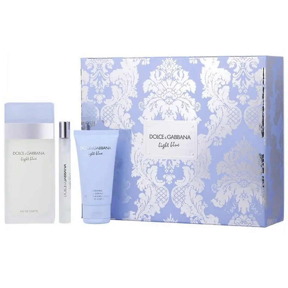 Dolce Gabbana Light Blue 3PCS Eau de Toilette Gift Set