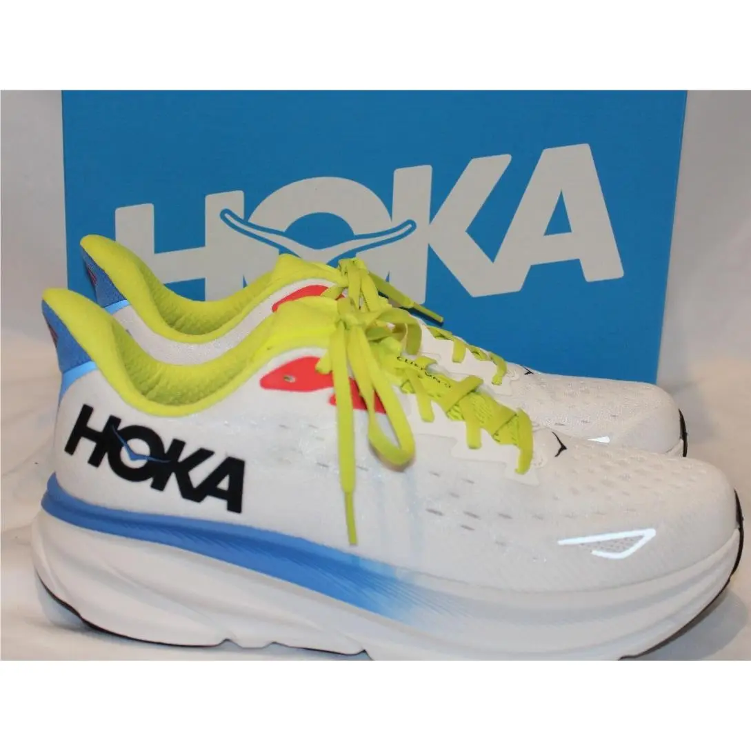 Hoka shoes - WHITE YELLOW BLUE RED 1