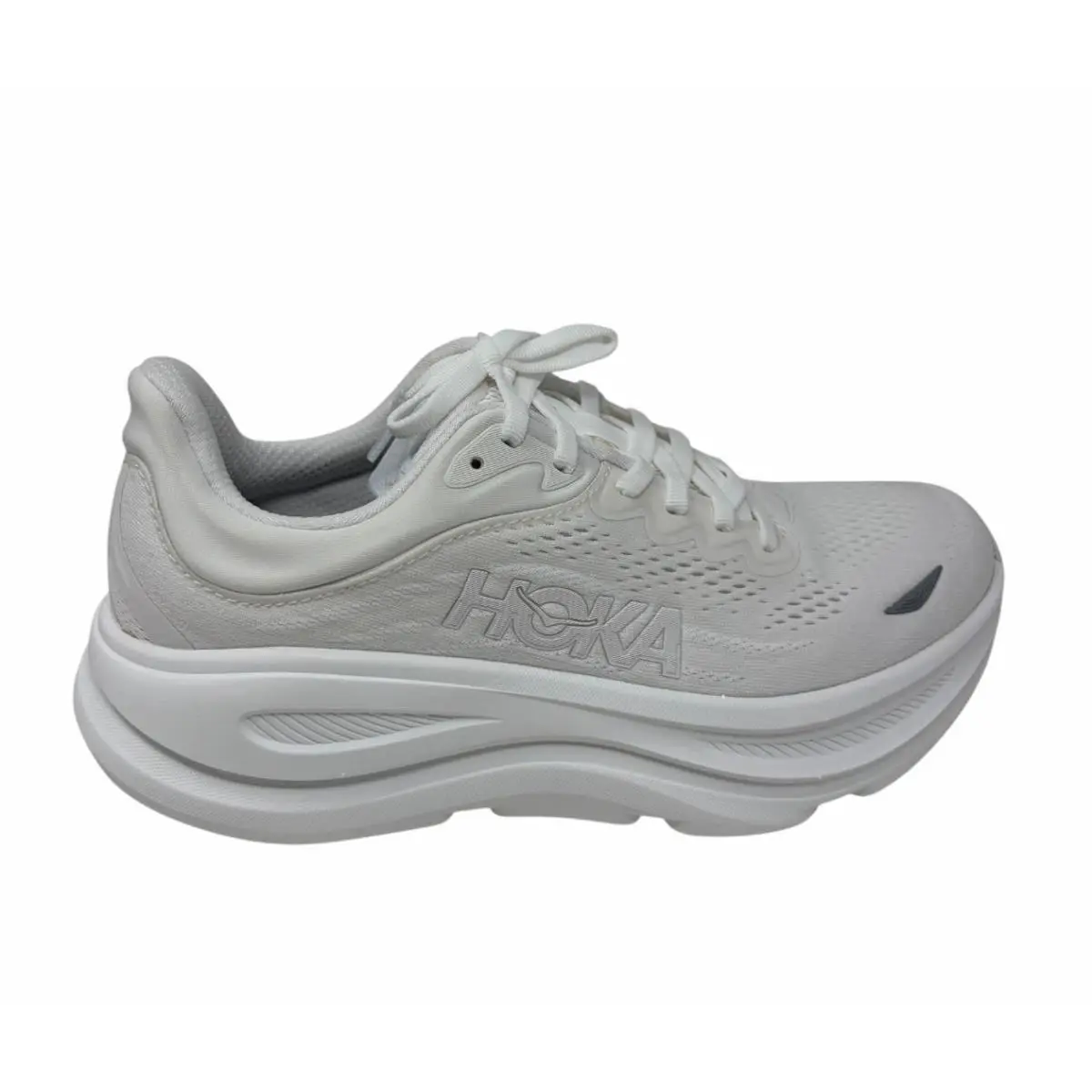 Hoka Bondi 9 Women`s Size 7 White Max Cushion Road Running Shoe
