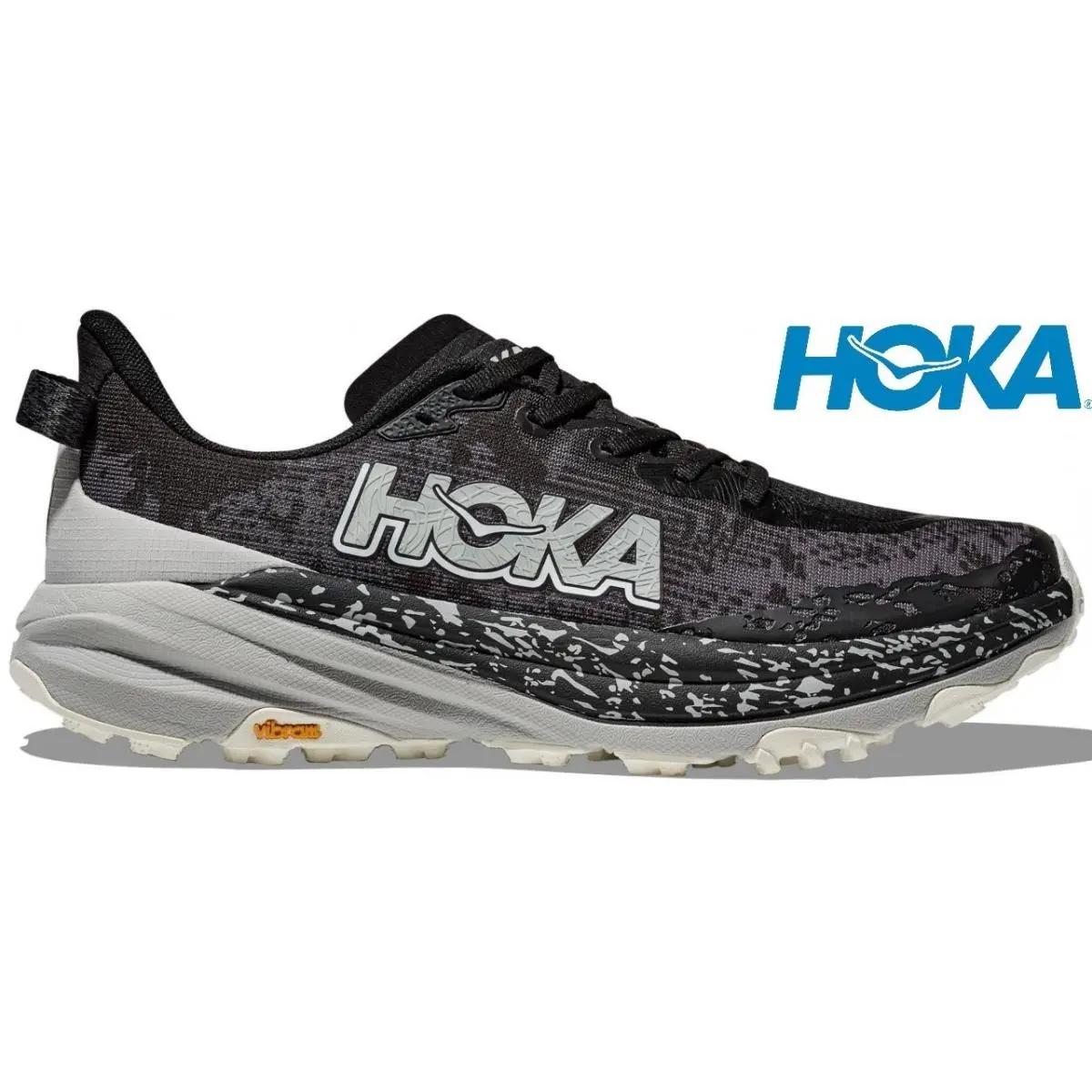 Hoka Speedgoat 6 Trail Run Shoes 40 mm Stack Height Traction Lug Sole US Mens 10
