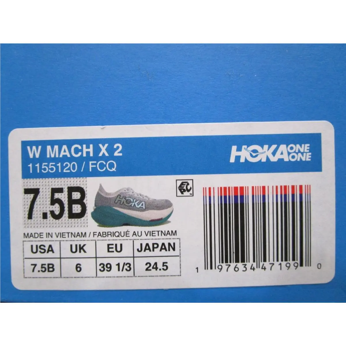 Hoka shoes - Hoka Mach X 2 - Mach - frost / electric aqua 4