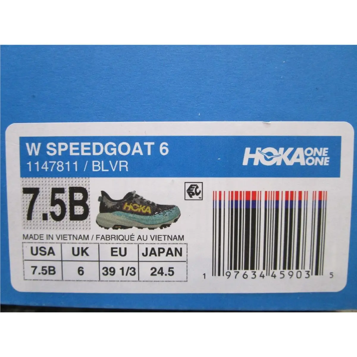 Hoka shoes - Hoka Speedgoat 6 - Speedgoat - Black/Aloe Vera 4