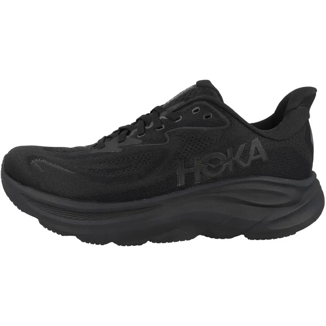 Hoka. Clifton 10 Men’s Running Shoes Black Black Size 13 Medium