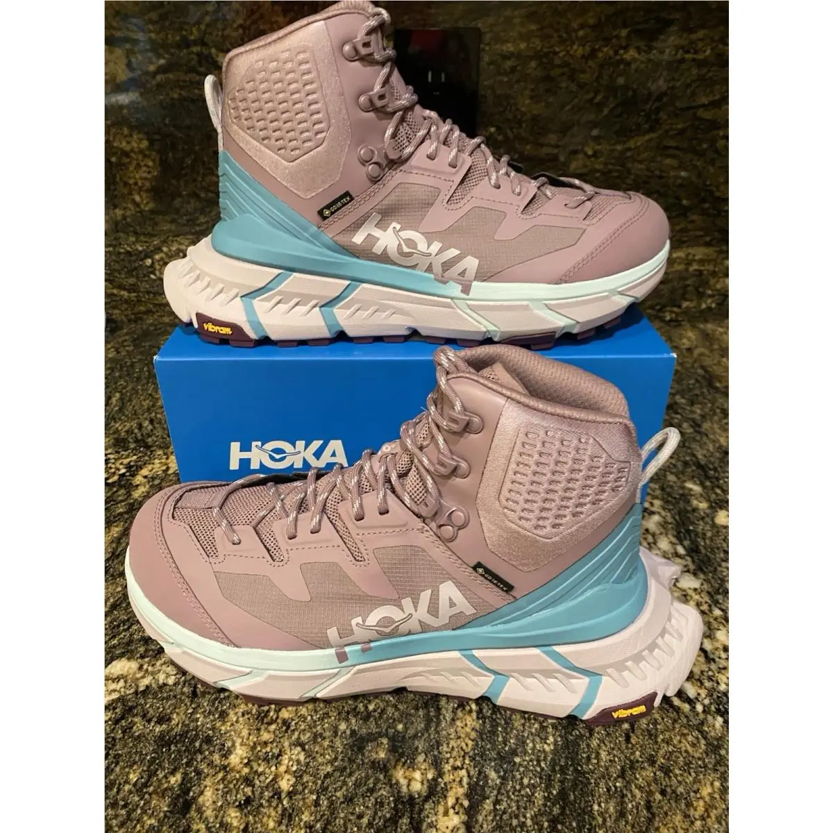 Womens Hoka Tennine Waterproof Gore-tex Boots Size 8 Shoes