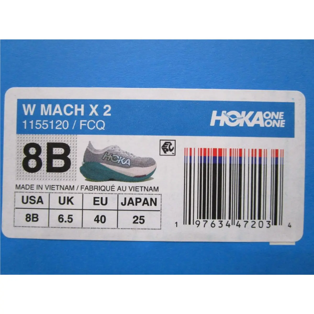 Hoka shoes - Hoka Mach X 2 - Mach - frost / electric aqua 4