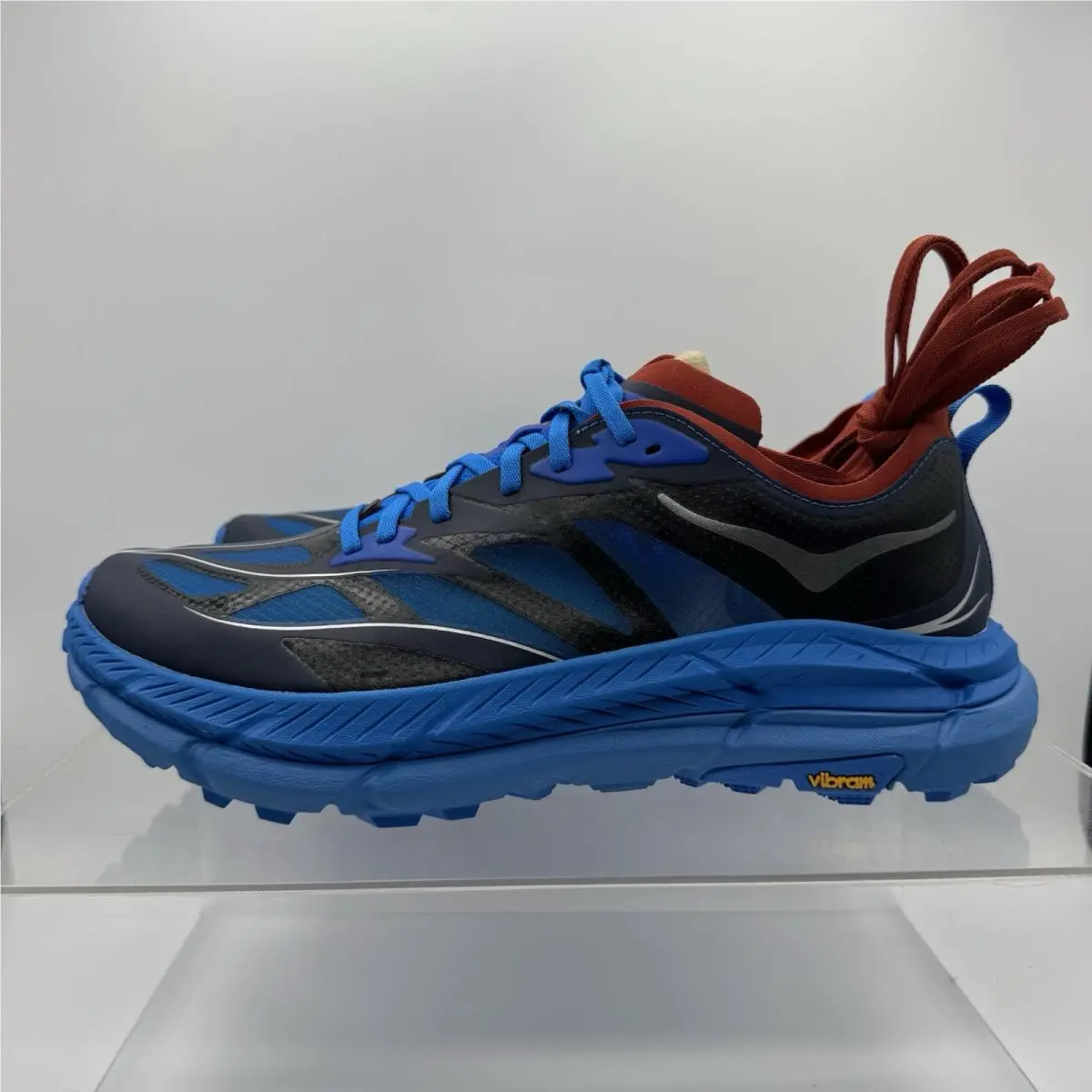 Hoka U Mafate Speed 4 Lite 1168450 Etd Blue Red Men’s Size 10.5