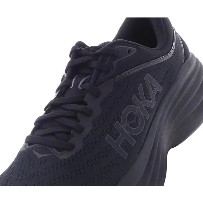 Hoka Bondi 8 Men`s Size 10 Running Shoes Athletic Shoes Black