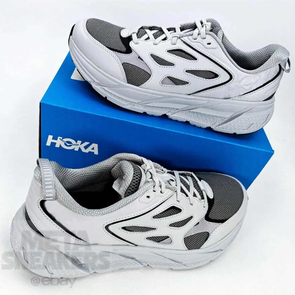 Hoka shoes - Hoka One One Clifton L - 1160050/STLLR - Gray 8