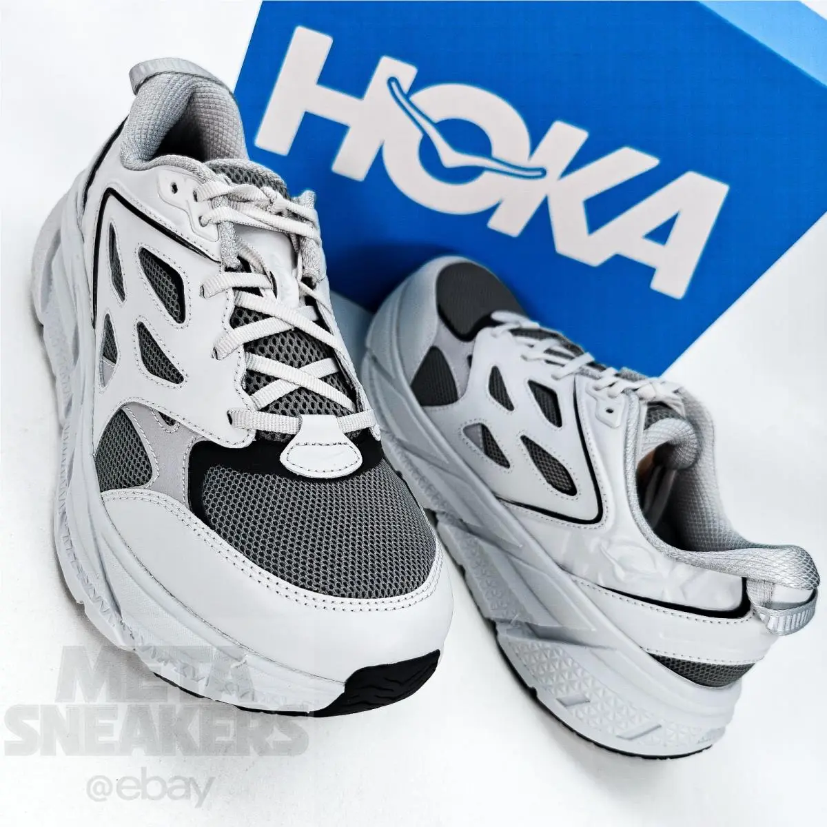 Hoka shoes - Hoka One One Clifton L - 1160050/STLLR - Gray 3