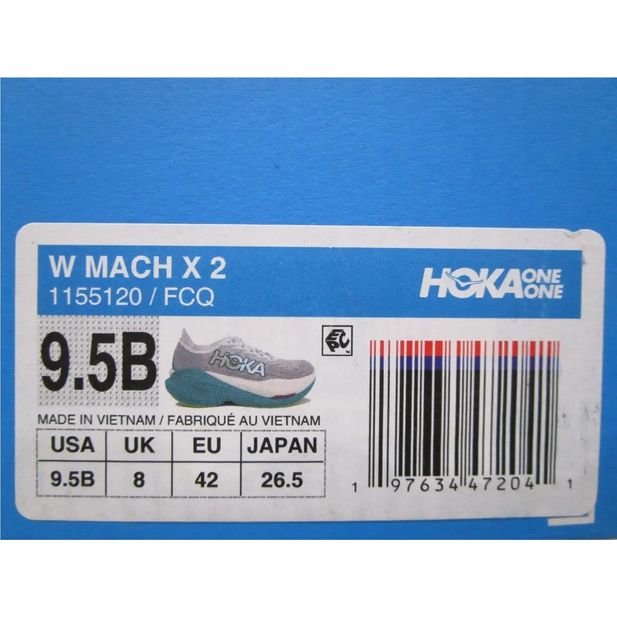 Hoka shoes - Hoka Mach X 2 - Mach - frost / electric aqua 4