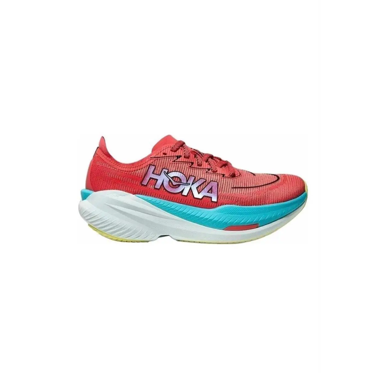 Hoka Mach X 2 Mens Running Shoes Size 12D Coral Grapefruit