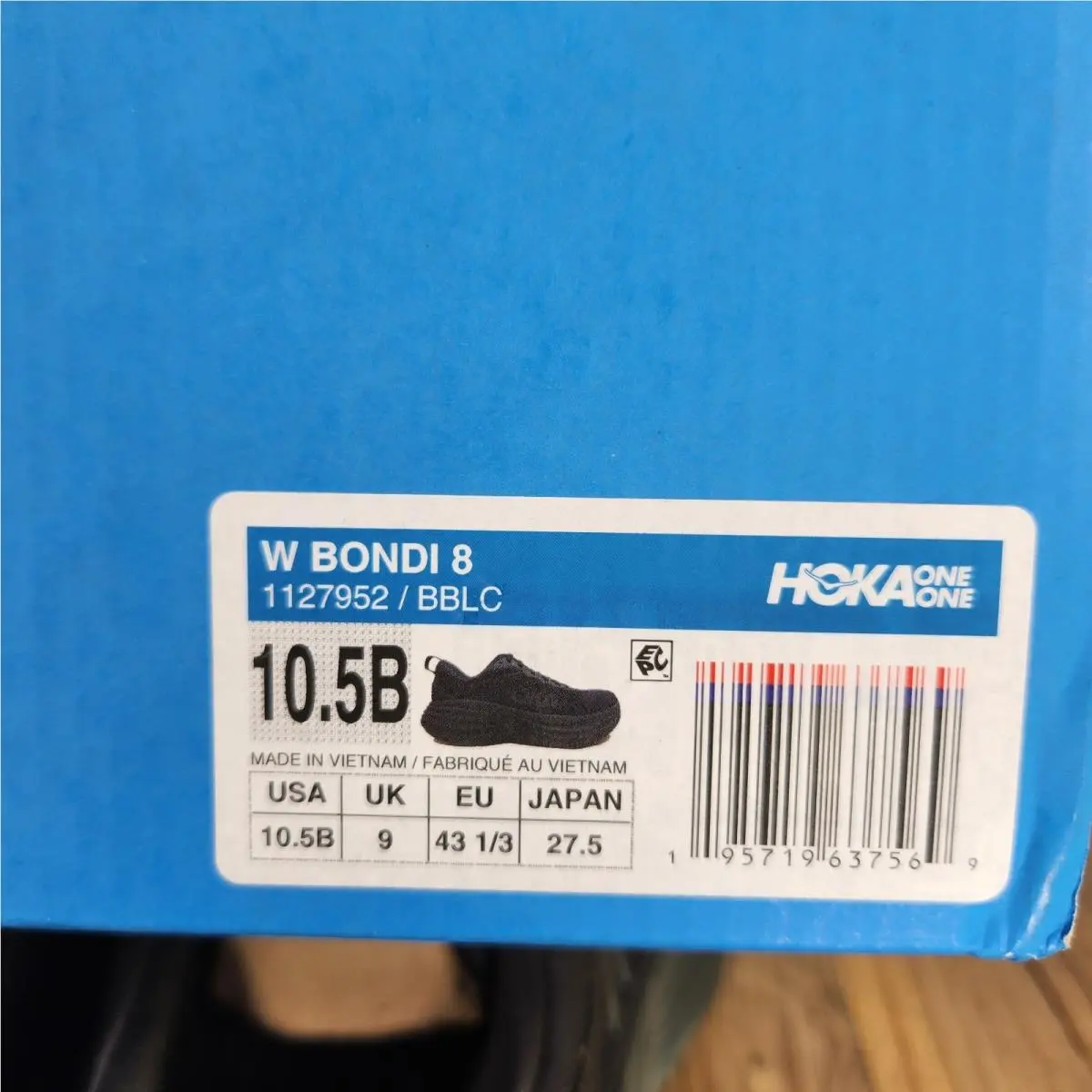 Hoka shoes - Hoka One One Bondi 8 - 1127952-BBLC - Black 9