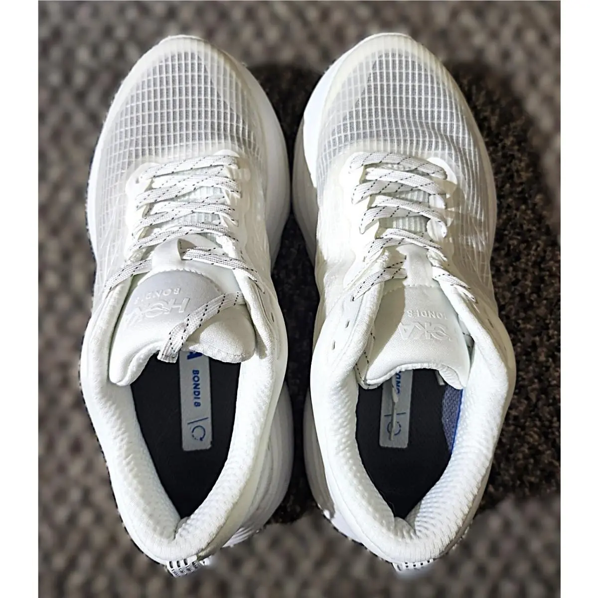 Hoka shoes - Hoka One One Bondi - One One Bondi - White (UPC: 195719397999) 2