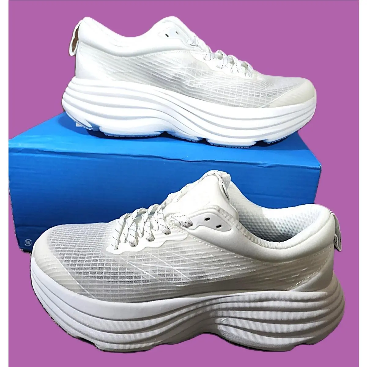Hoka shoes - Hoka One One Bondi - One One Bondi - White (UPC: 195719397999) 3