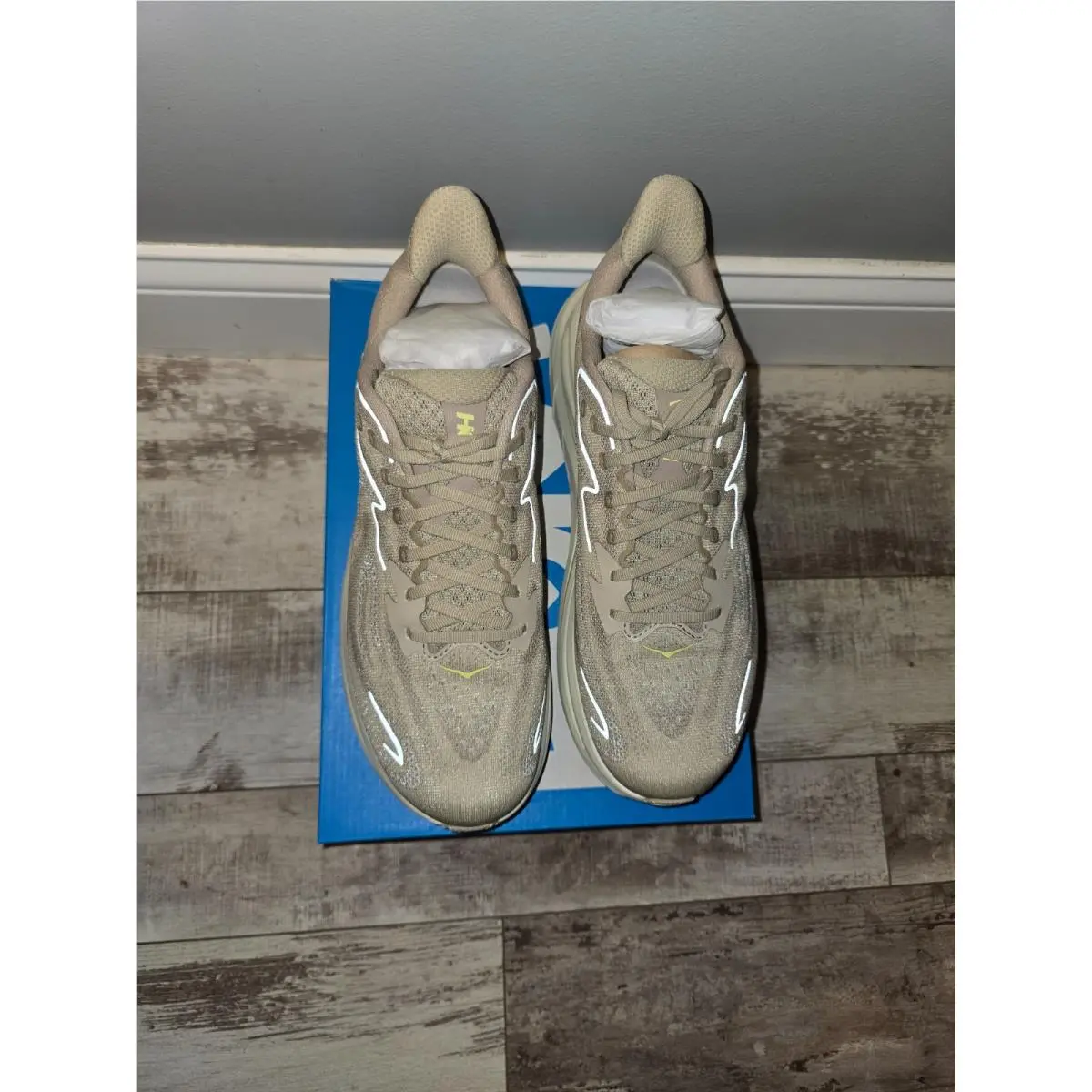 Hoka shoes - Hoka One One Clifton 10 - White/Yellow 0