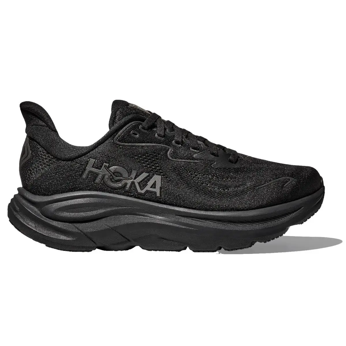 Hoka Women`s Clifton 10 Everyday Shoes 9 US Extra Wide Black/black
