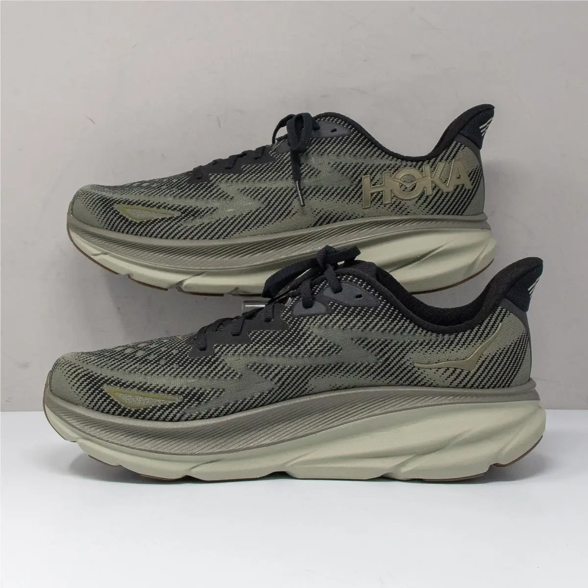 Hoka shoes - Hoka One One Clifton 9 - 1127895-BLCKS - Gray (UPC: 197634065656) 1