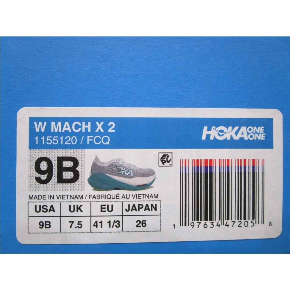 Hoka shoes - Hoka Mach X 2 - Mach - frost / electric aqua 4