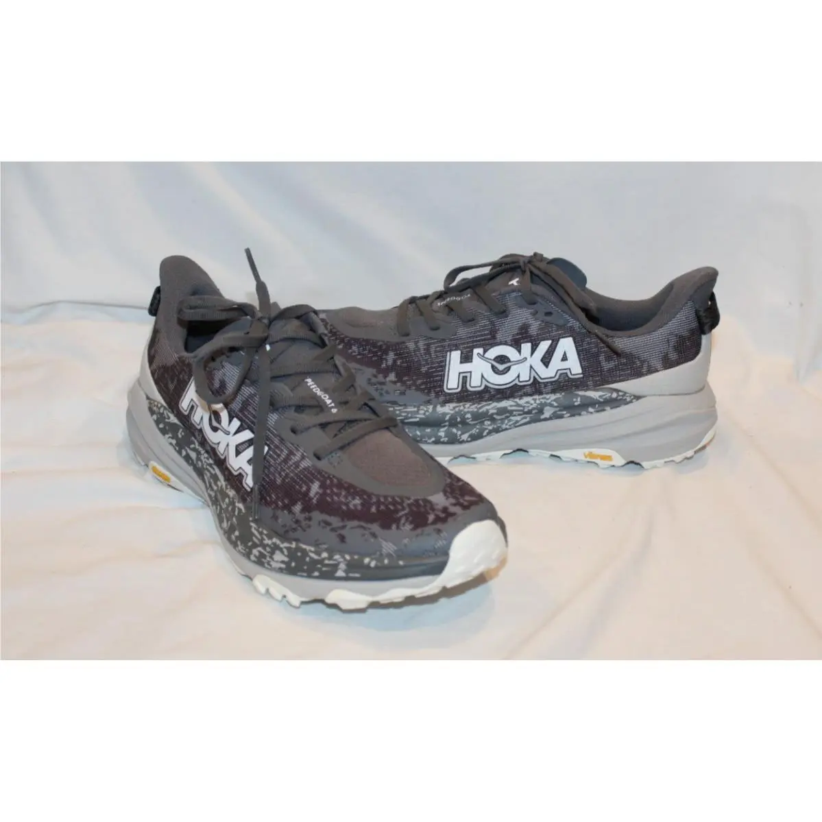Hoka One Women`s Speedgoat 6 Running Sneakers Stlg Stellar Gray 9.5