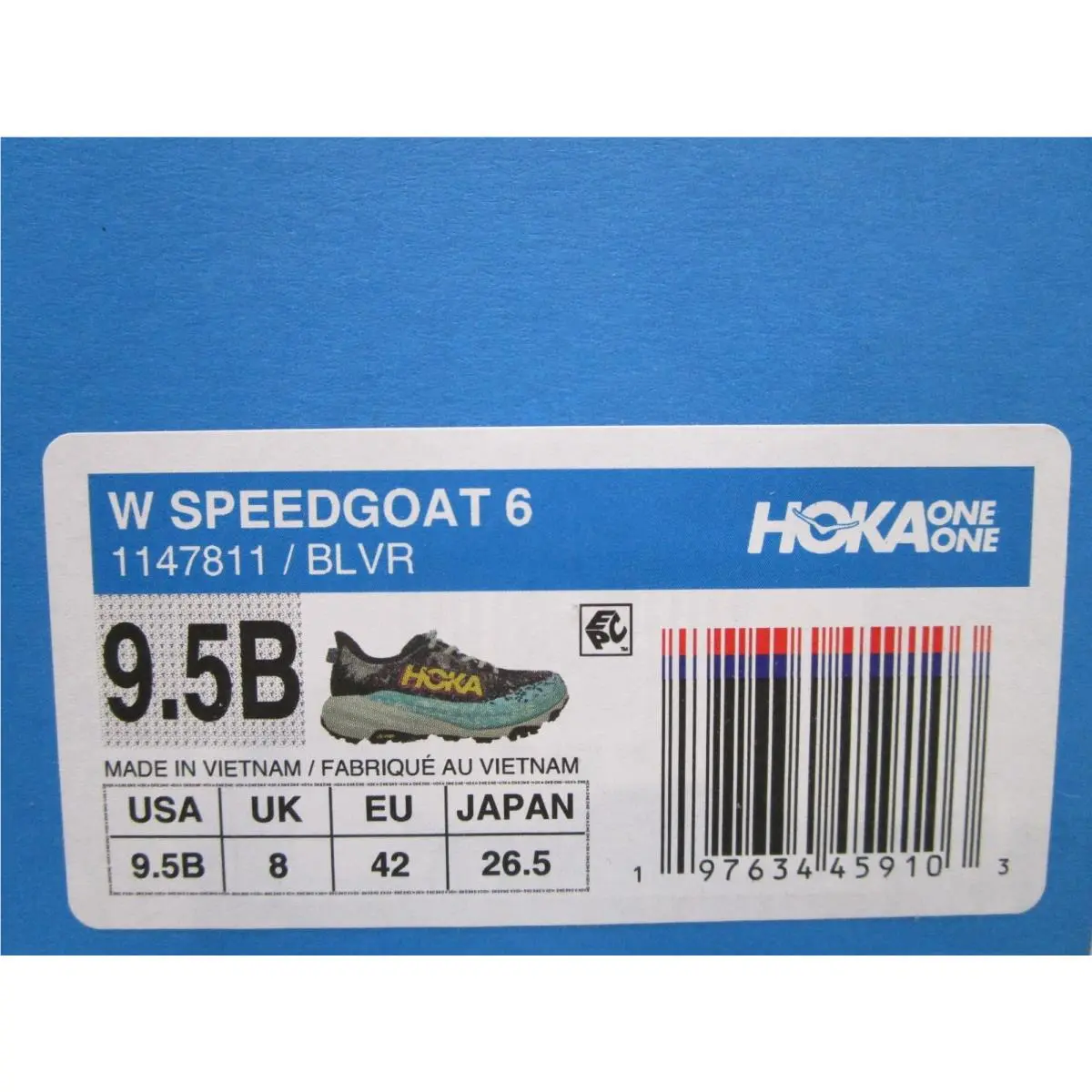 Hoka shoes - Hoka Speedgoat 6 - Speedgoat - Black/Aloe Vera 4