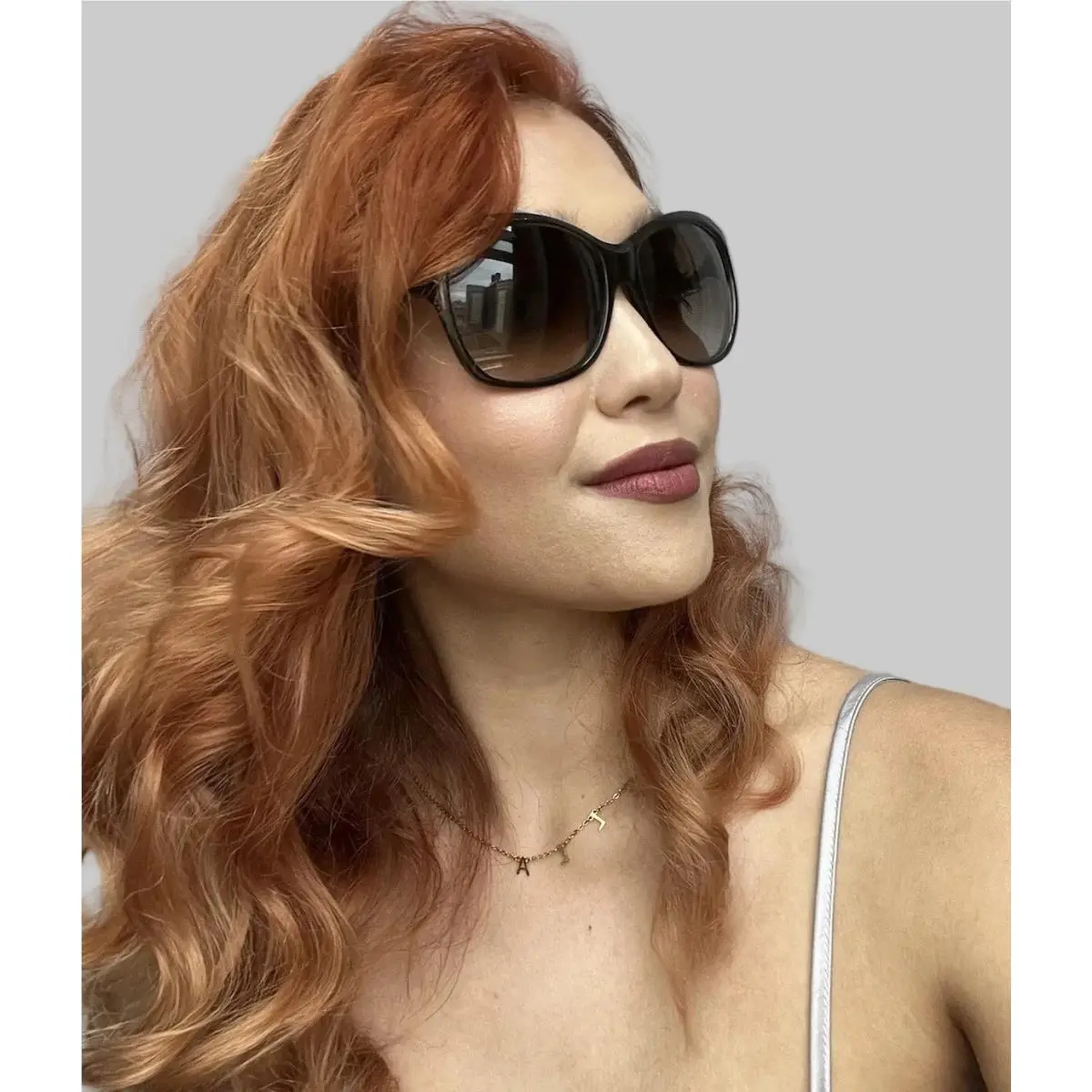 Jimmy Choo Annette/s Yop 57mm Tortoise Glitter Gradient Women`s Sunglasses