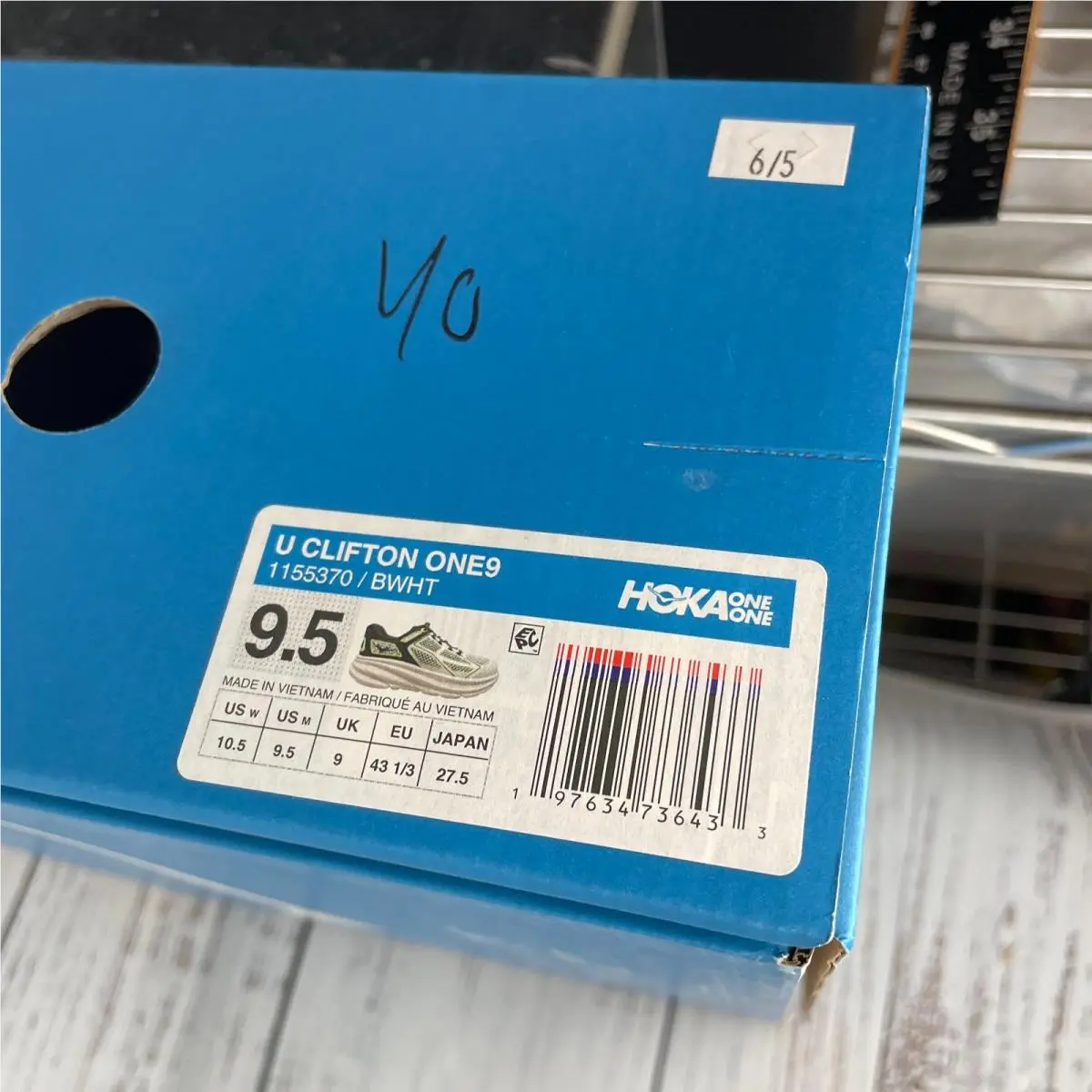 Hoka shoes - Hoka One One Clifton 9 - Black (UPC: 197634736433) 9
