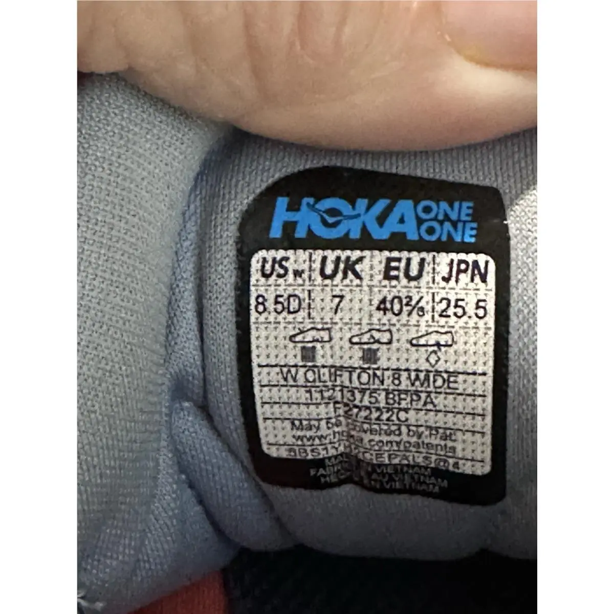 Hoka shoes - Hoka One One Clifton 8 - 1151375 BFPA - Blue 1