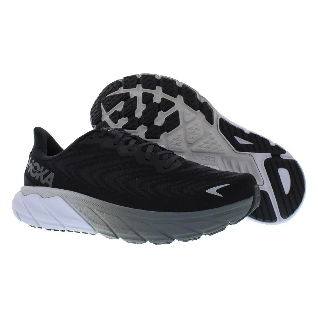 Hoka Arahi 6 Mens Shoes Size 11 Color: Black/white