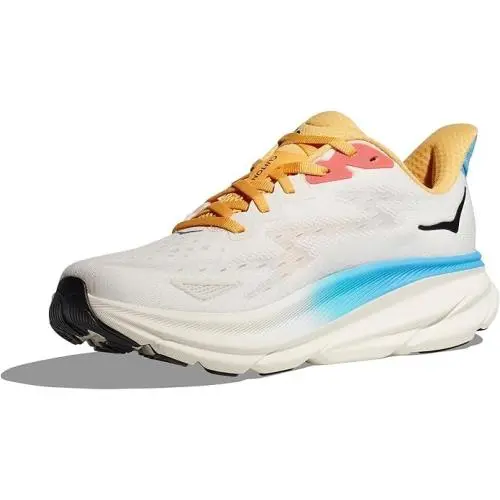 Hoka shoes - Hoka One One Clifton 9 - 1127896 BSW - Blanc De Blanc / Swim 2
