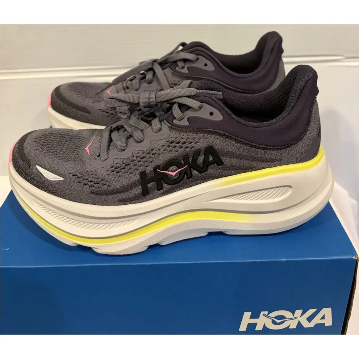 Hoka shoes - Hoka One One Bondi - One One Bondi - 1162012 MBLW - Charcoal Grey/Grey Skies 0