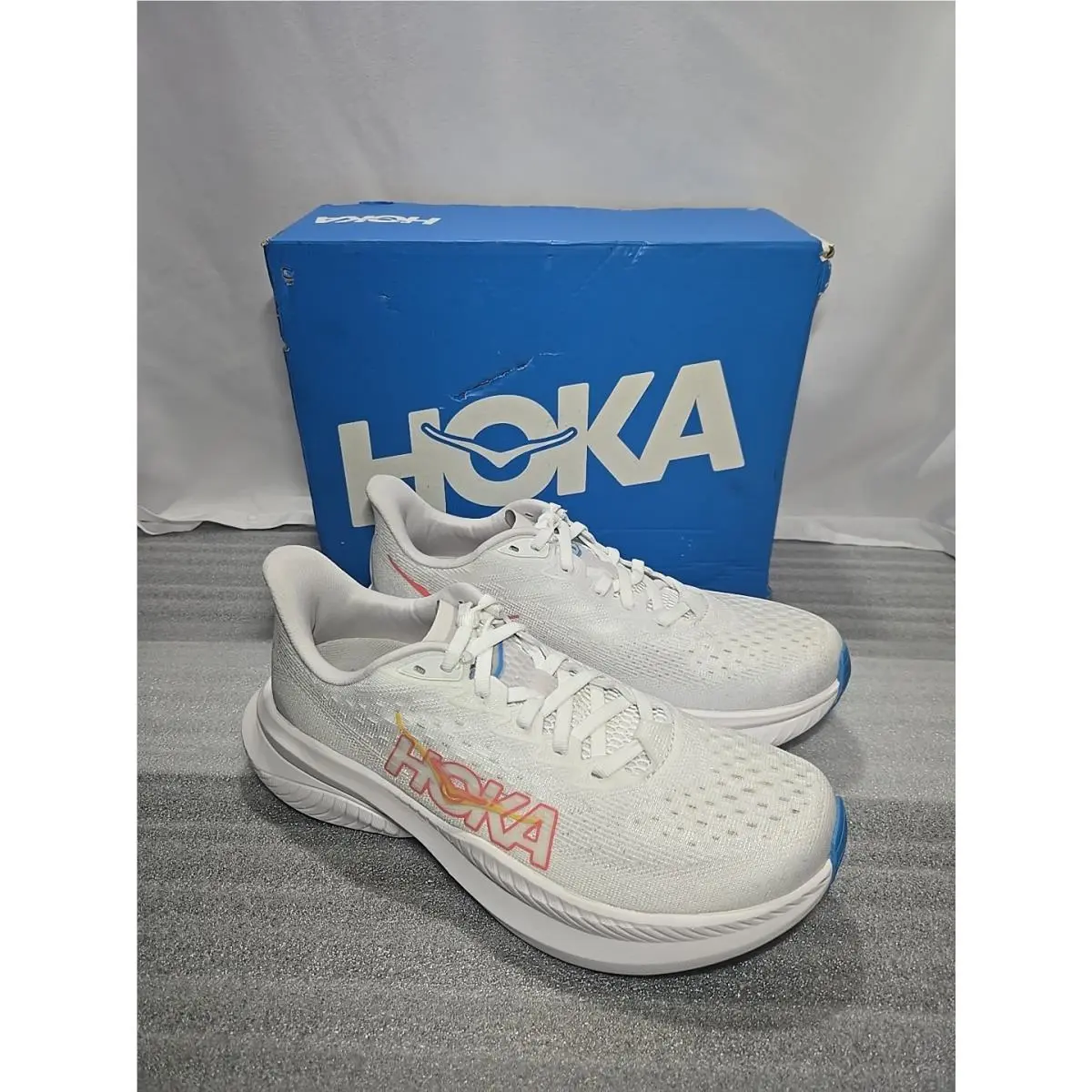 Hoka shoes - Hoka One One HOKA Mach 6 - 1147810-WNCL - White 3