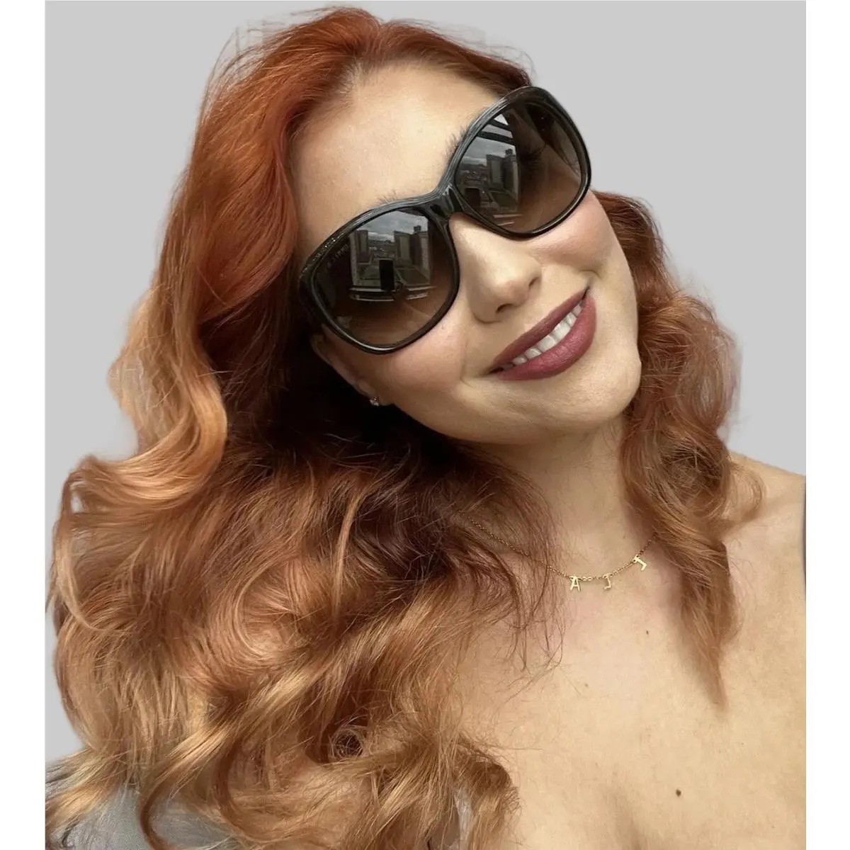 Jimmy Choo Annette/s Yig Brown Glitter Gradient Women`s Sunglasses X2