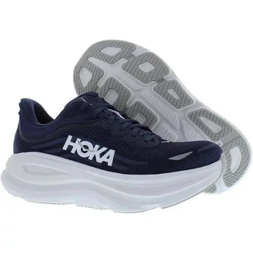 Hoka. Bondi 9 Men’s Running Shoes Varsity Navy White Size 10.5 X-wide