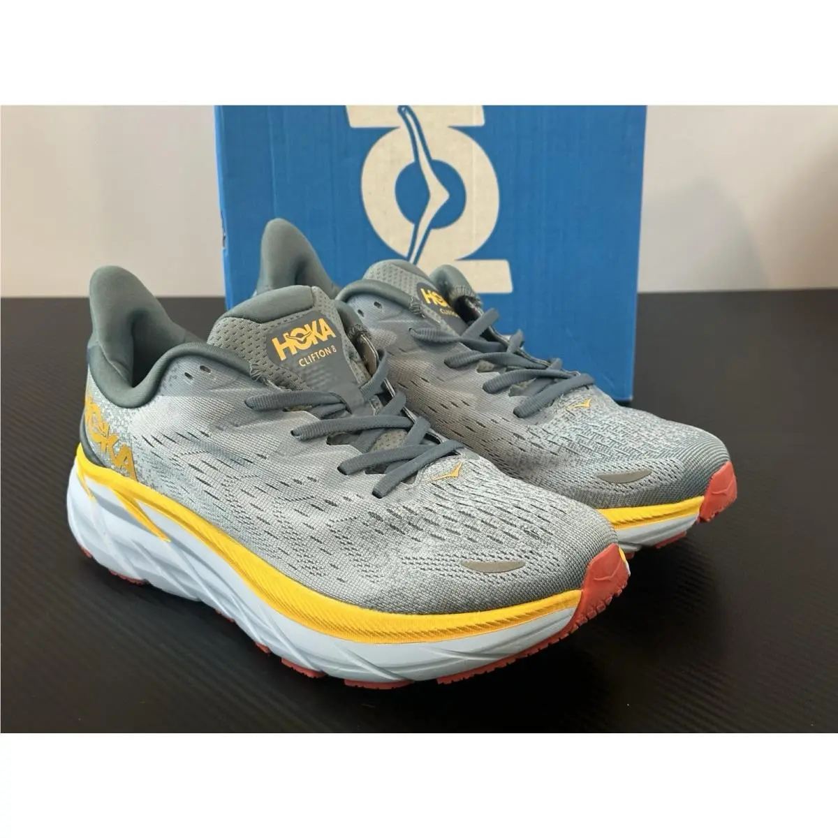 Hoka shoes - Hoka One One Clifton 8 - 1121374/GBMS - Goblin Blue Mountain Springs (UPC: 194715590434) 10