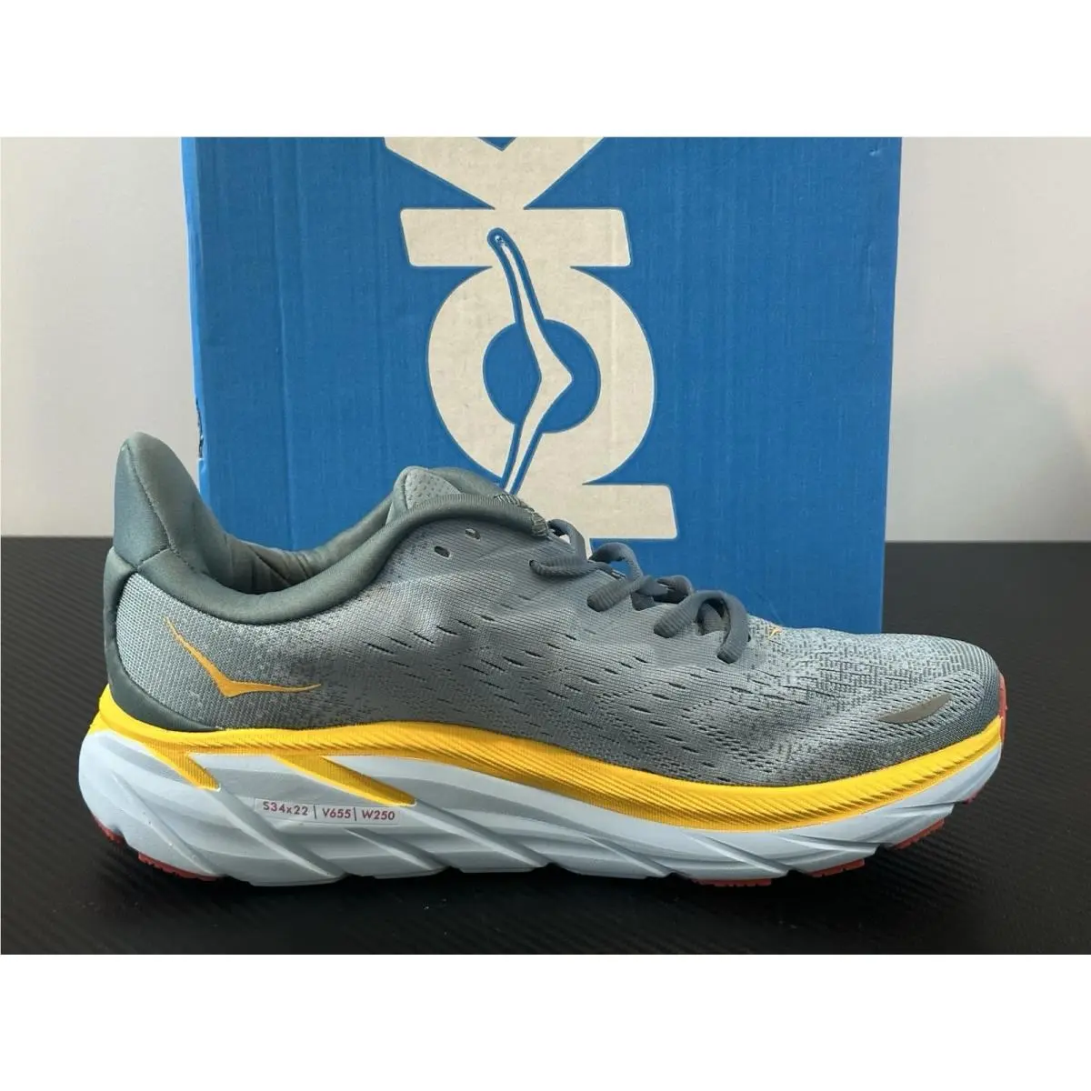 Hoka shoes - Hoka One One Clifton 8 - 1121374/GBMS - Goblin Blue Mountain Springs (UPC: 194715590434) 12