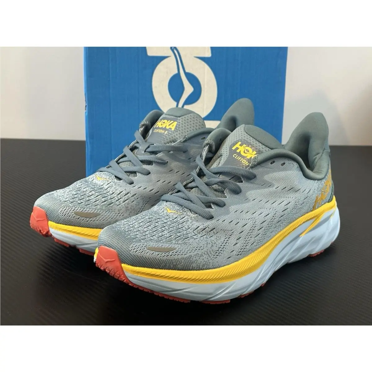 Hoka shoes - Hoka One One Clifton 8 - 1121374/GBMS - Goblin Blue Mountain Springs (UPC: 194715590434) 4