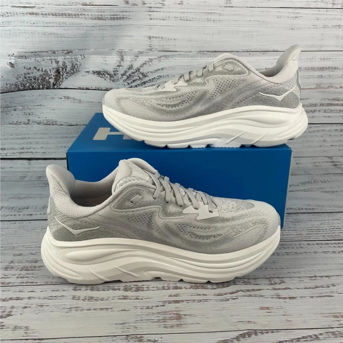 Hoka shoes - HOKA Clifton 10 - Clifton - Gray (UPC: 197634751917) 0