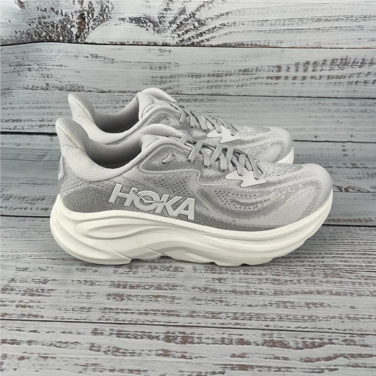 Hoka shoes - HOKA Clifton 10 - Clifton - Gray (UPC: 197634751917) 2