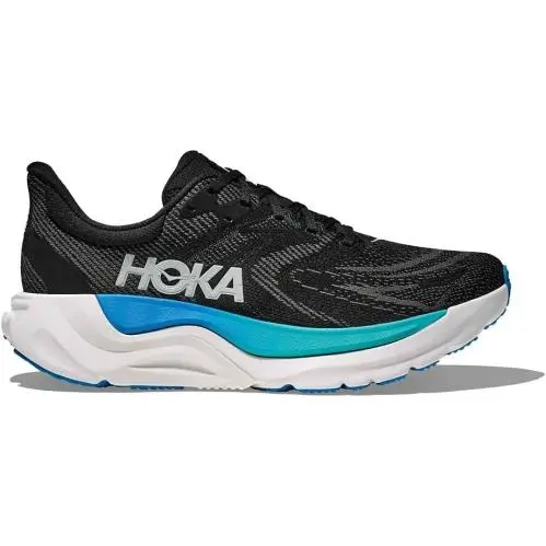 Hoka. Arahi 8 Men’s Running Shoes Black Skyward Blue Size 13 Wide Sneakers