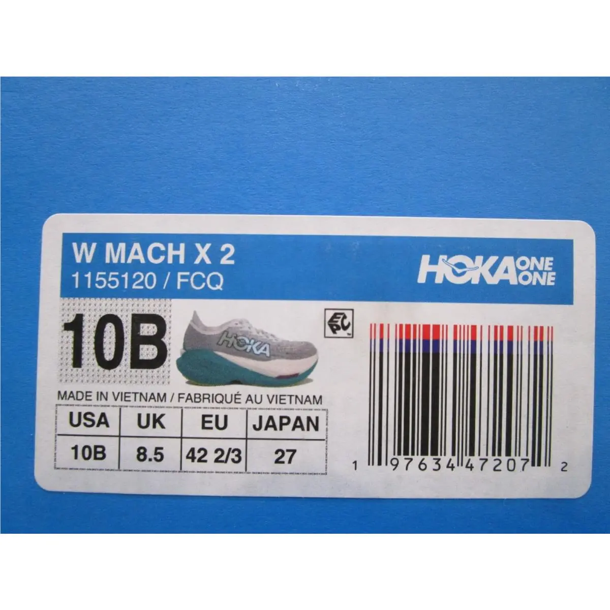 Hoka shoes - Hoka Mach X 2 - Mach - frost / electric aqua 4