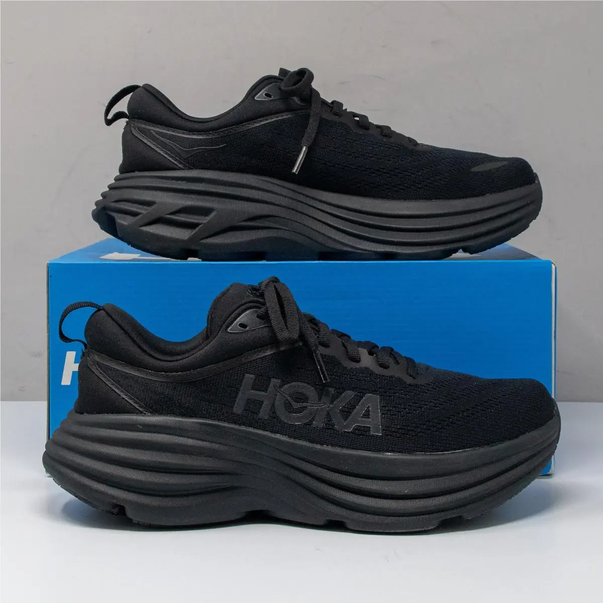 Hoka shoes - Hoka One Bondi 8 - One Bondi - 1123202-BBLC - Black (UPC: 195719627768) 0