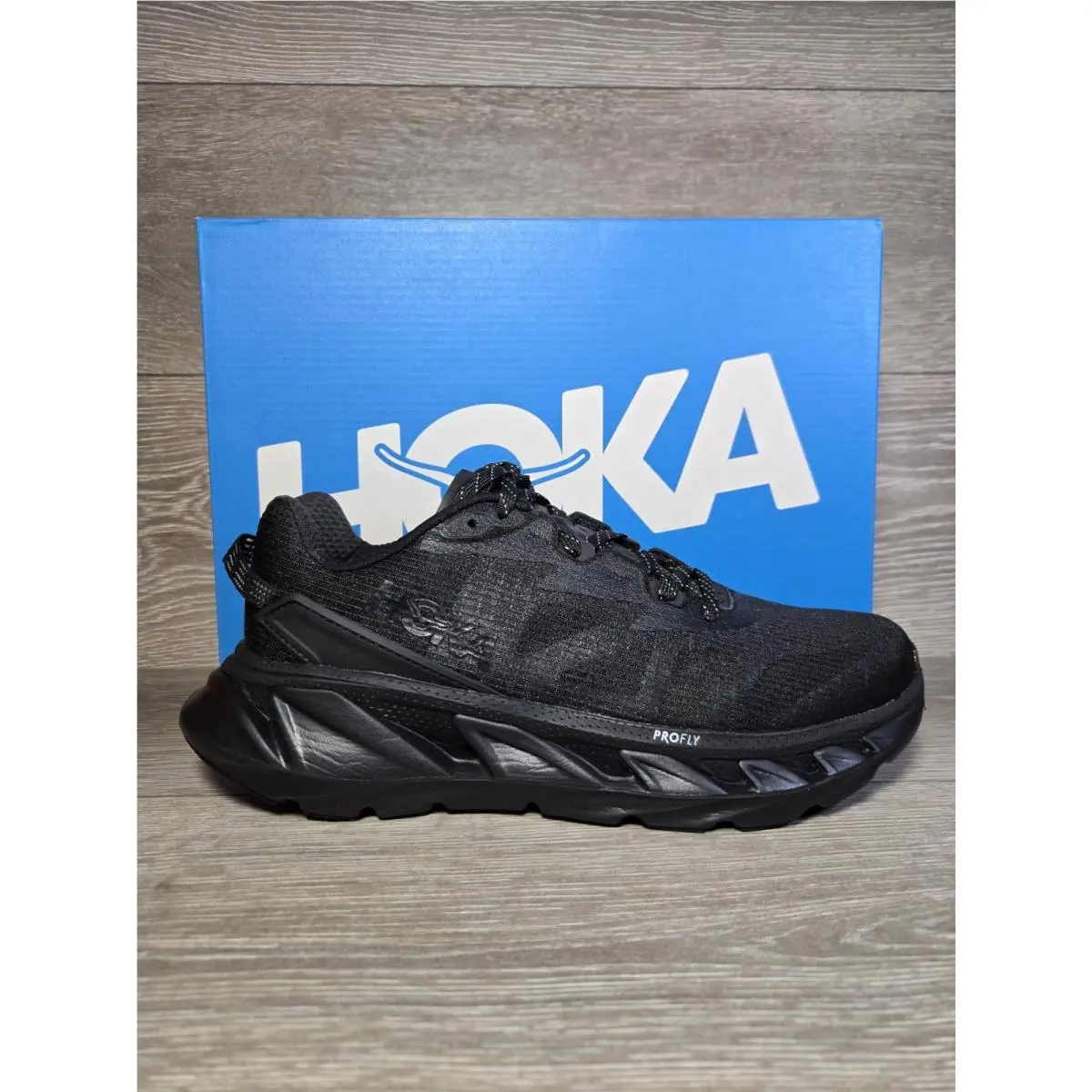 Hoka Running Shoes Elevon 2 TS Unisex Mens 8 / Womens 9 Black