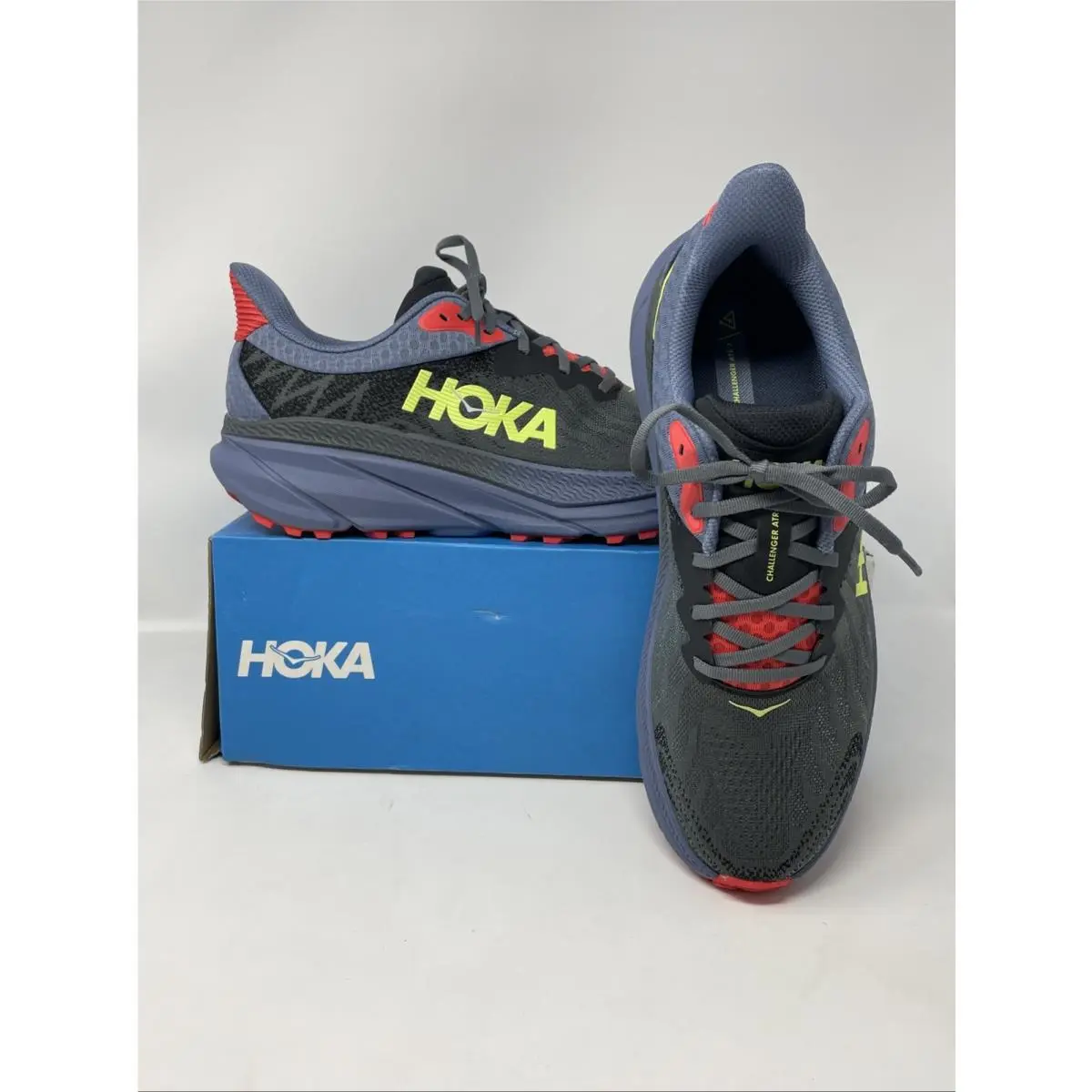 Size 12 - Hoka One One Hoka Challenger Atr 7 Obsidian/anchor w Box