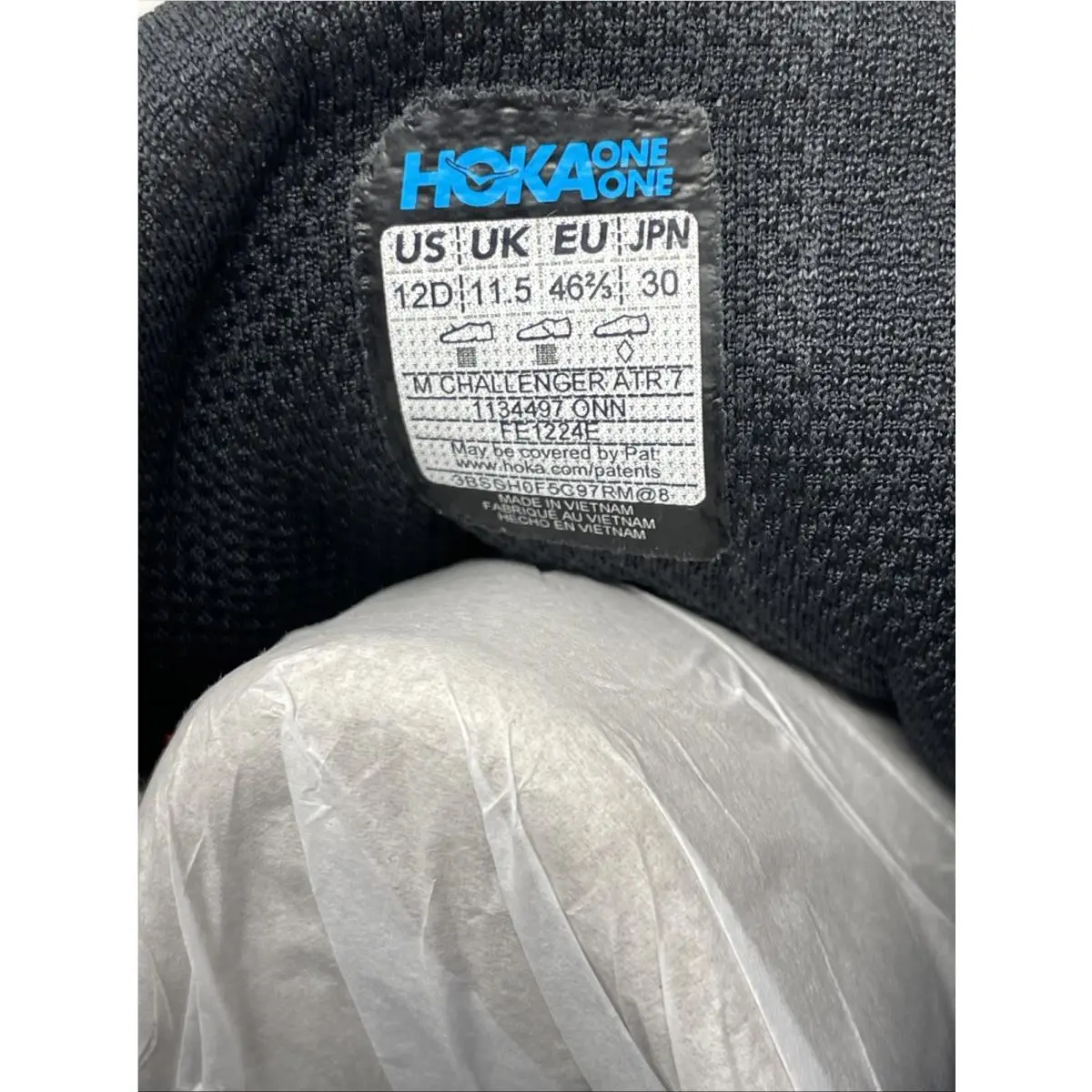 Hoka shoes - Hoka One One HOKA Challenger ATR 7 - 1134497/ONN - Black (UPC: 0197634447704) 12