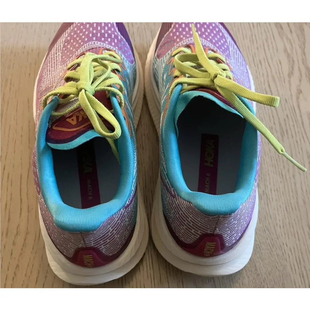 Hoka shoes - Hoka One One Mach - One One Mach - purple, orange, and teal (UPC: 197634456324) 4