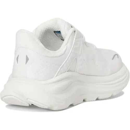 Hoka shoes - Clifton 10 Little Kid - Clifton Little Kid - White/White (UPC: 198605196843) 2