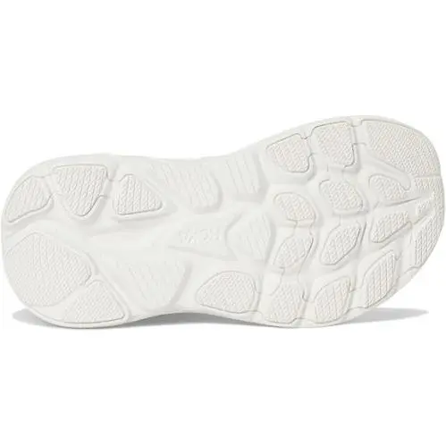 Hoka shoes - Clifton 10 Little Kid - Clifton Little Kid - White/White (UPC: 198605196843) 3