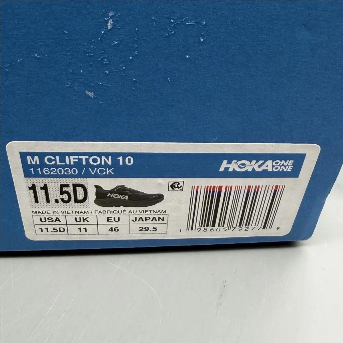 Hoka shoes - Hoka Clifton 10 - Clifton - 1162030 VCK - Navy (UPC: 0198605792779) 12