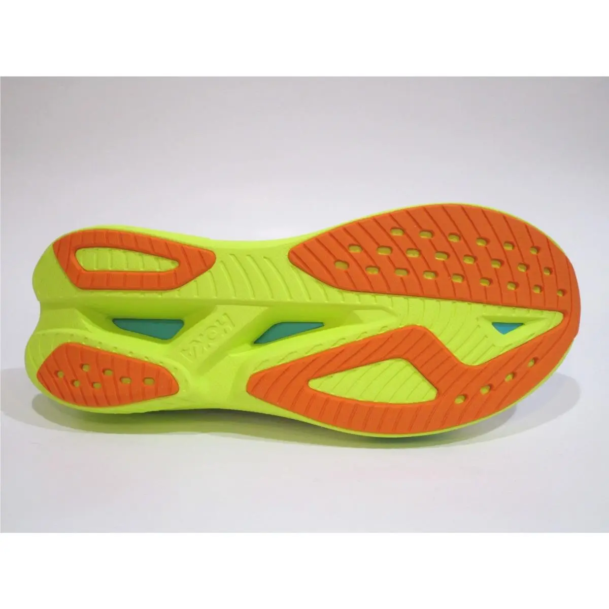 Hoka shoes - Frost / Citrus 3