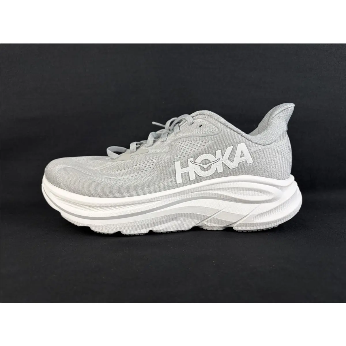 Hoka One One Clifton 10 Men’s Size 8 2E Wide 1162032 Stllr Stellar Grey Stardust